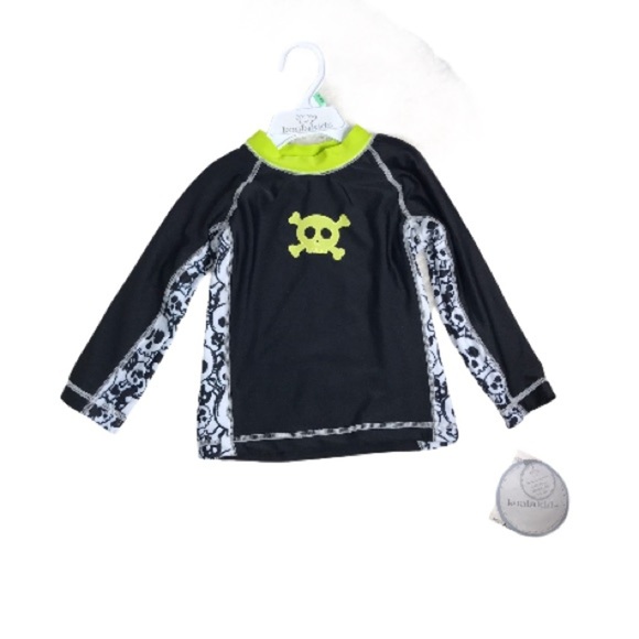 NWT Crossbone Rashguard 2-Piece Swim Set - Picture 12 of 16